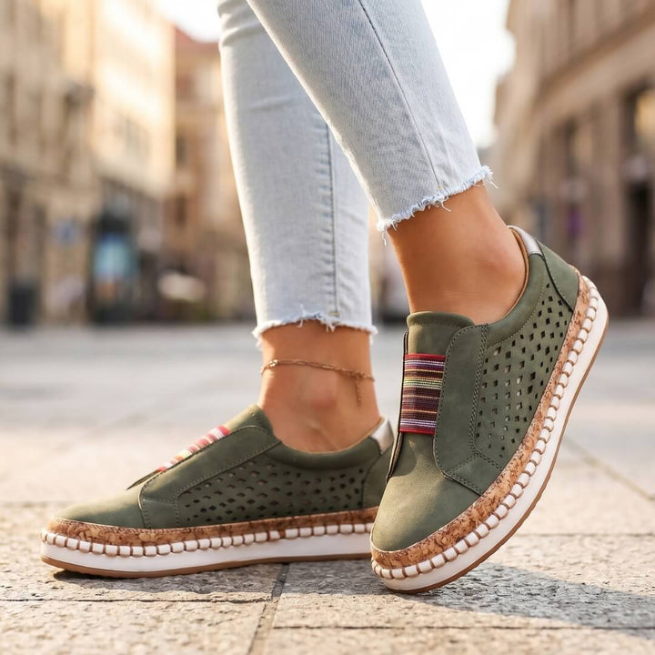 Cayla Leather Sneakers