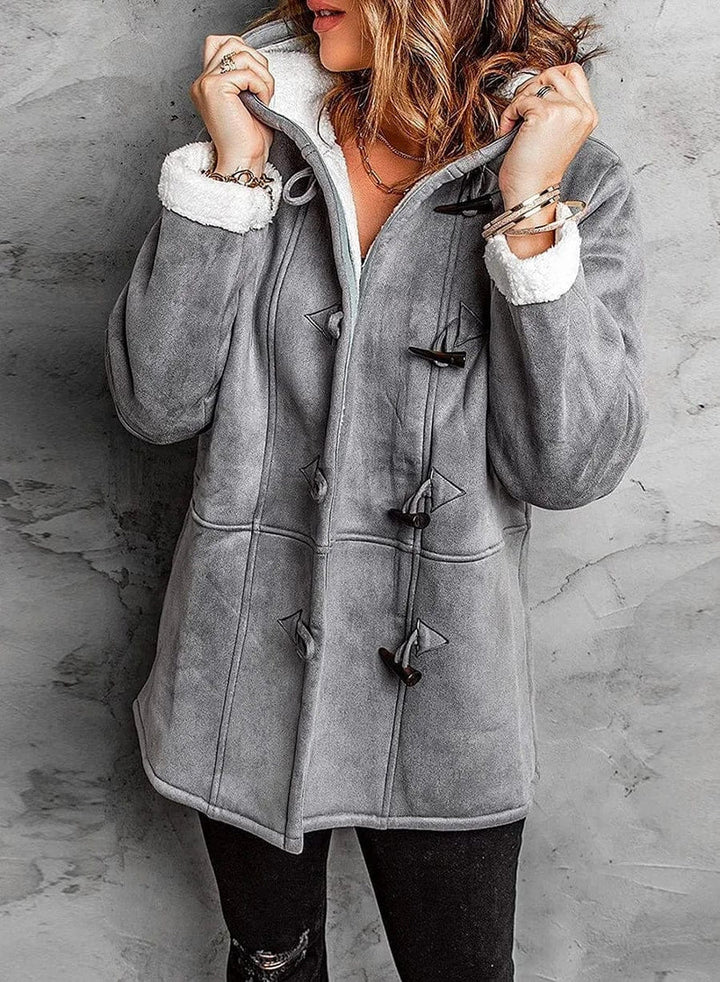 Salma - Fleece-Lined Duffle Coat