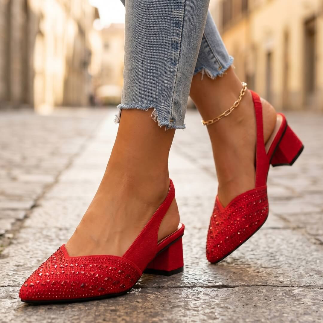 Tamera Crystal Heels