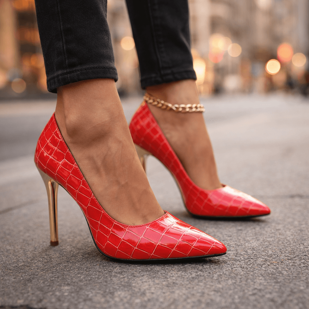 Aurea Gold Heels