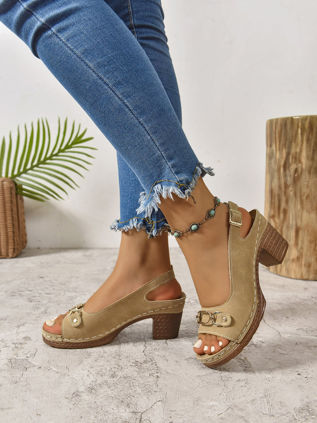 Sienna - Roman High Heel Sandals