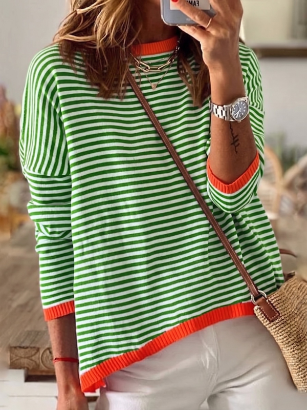Sophie - Striped Long Sleeve Top