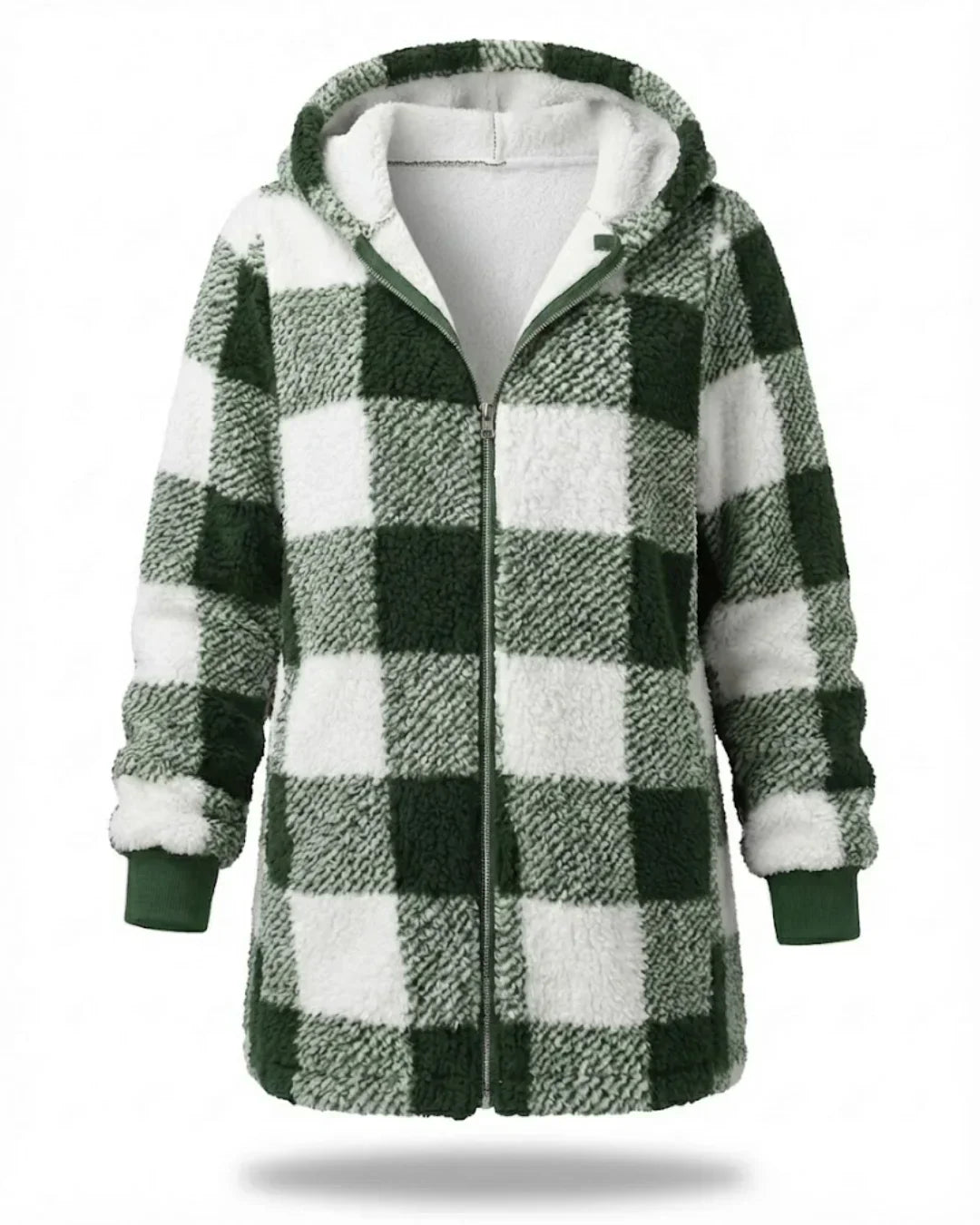 Sarah - Oversized Plaid Coat